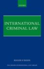 Image for International Criminal Law