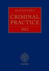 Image for Blackstone&#39;s criminal practice 2012