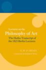 Image for Hegel: Lectures on the Philosophy of Art