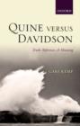 Image for Quine versus Davidson