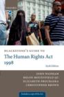 Image for Blackstone&#39;s guide to the Human Rights Act 1998