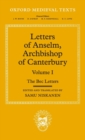 Image for Letters of Anselm, Archbishop of CanterburyVolume I