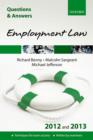 Image for Questions and Answers Employment Law 2012 and 2013