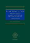 Image for Bank Resolution and Crisis Management