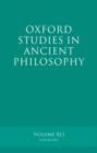 Image for Oxford Studies in Ancient Philosophy, Volume 41