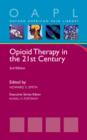 Image for Opioid therapy in the 21st century