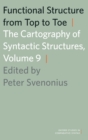 Image for Functional structure from top to toe  : the cartography of syntactic structuresVolume 9