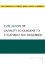 Image for Evaluation of capacity to consent to treatment and research