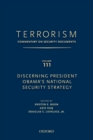Image for TERRORISM: Commentary on Security Documents Volume 111 : Discerning President Obama&#39;s National Security Strategy