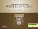 Image for Oxford Anthology of Western Music : Volume Three: The Twentieth Century
