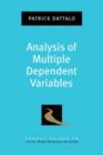 Image for Analysis of Multiple Dependent Variables