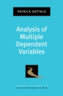 Image for Analysis of multiple dependent variables