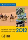 Image for CDC health information for international travel 2012