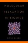 Image for Molecular Relaxation in Liquids