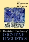Image for The Oxford handbook of cognitive linguistics
