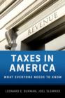 Image for Taxes in America : What Everyone Needs to Know (R)