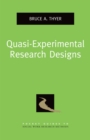 Image for Quasi-experimental research designs