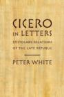 Image for Cicero in letters  : epistolary relations of the late republic
