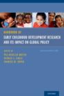 Image for Handbook of Early Childhood Development Research and Its Impact on Global Policy