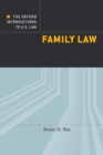 Image for Oxford Introductions to U.S. Law: Family Law: Family Law