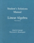Image for Student Solution Manual for Linear Algebra