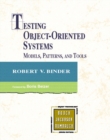Image for Testing Object Oriented Systems