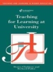 Image for Teaching for learning at university