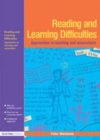 Image for Reading and learning difficulties: approaches to teaching and assessment