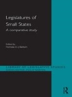 Image for Legislatures of small states: a comparative study