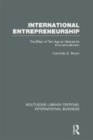 Image for International entrepreneurship: the effect of firm age on motives for internationalization