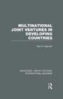 Image for Multinational joint ventures in developing countries
