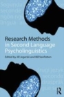 Image for Research methods in second language psycholinguistics