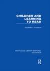 Image for Children and learning to read
