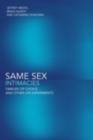 Image for Same sex intimacies: families of choice and other life experiments