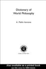 Image for Dictionary of world philosophy
