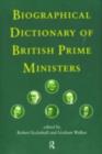 Image for Biographical Dictionary of British Prime Ministers