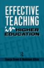 Image for Effective Teaching in Higher Education