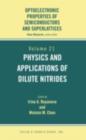 Image for Physics and applications of dilute nitrides