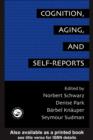 Image for Cognition, aging, and self-reports