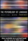 Image for The psychology of language: from data to theory