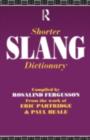 Image for Shorter Slang Dictionary
