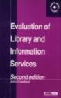 Image for Evaluation of library and information services