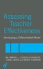 Image for Assessing teacher effectiveness: developing a differentiated model