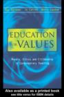 Image for Education for values