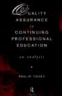 Image for Quality Assurance in Continuing Professional Education: An Analysis