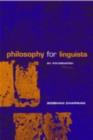 Image for Philosophy for Linguists: An Introduction