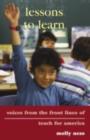 Image for Lessons to Learn: Voices from the Frontlines of Teach for America