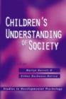 Image for Children&#39;s Understanding of Society