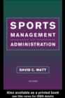 Image for Sports management and administration