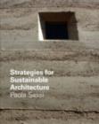 Image for Strategies for sustainable architecture